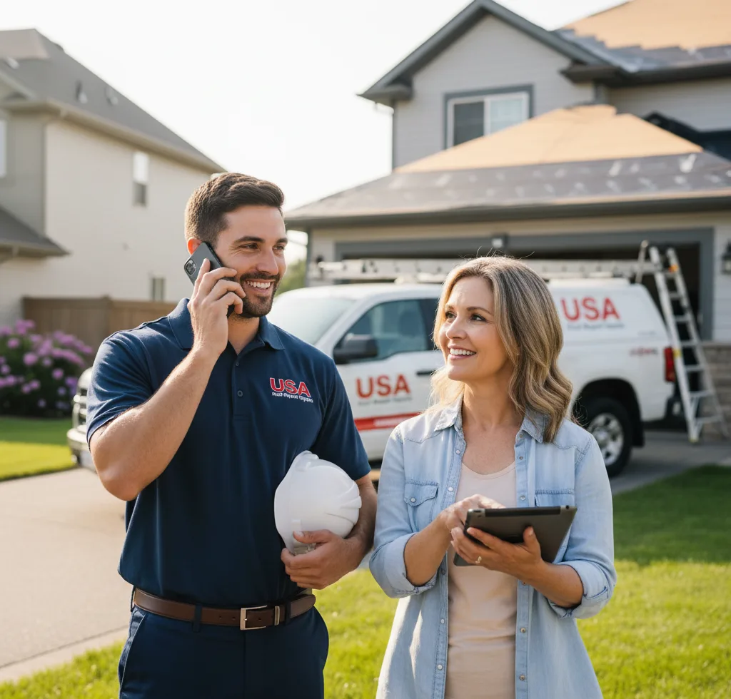 USA Roof Repair Experts customer support in Richfield